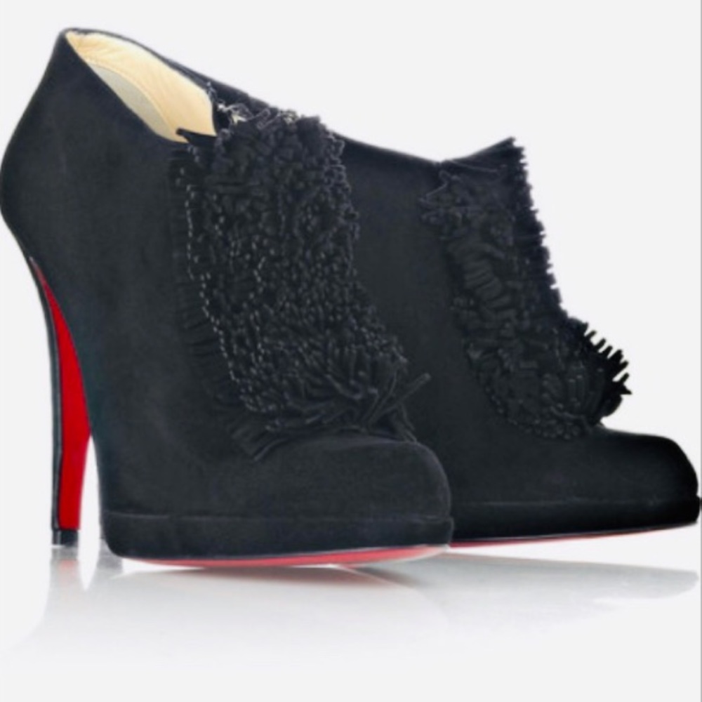 Christian Louboutin Goya Fringe Bootie
